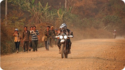 laos motorbike